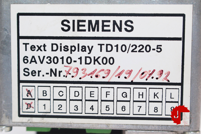 SIEMENS 6AV3010-1DK00 Operator panels Text Display - Image 2