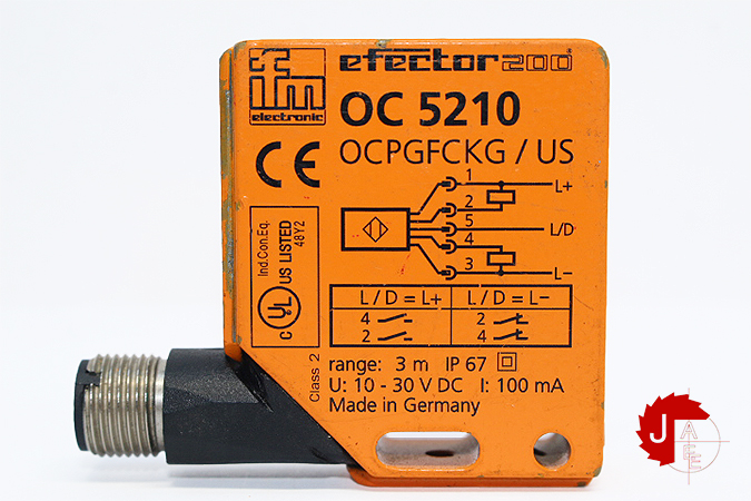 IFM electronic OC5210 Retro-reflective sensor OCPGFCKG/US-100