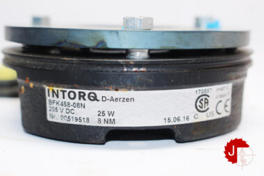 INTORQ BFK458-08N 205 VDC 25W ELECTRIC MOTOR BRAKE