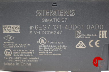 SIEMENS 6ES7 131-4BD01-0AB0 SIMATIC DP, 5 electronic modules for ET 200S