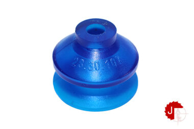 FIPA 23.030.107 Suction cup Bellows vacuum cup diam. 30 mm (1.5 bellows) vinyl blue