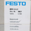 FESTO MFH-3-1/2 Air solenoid valve 9857