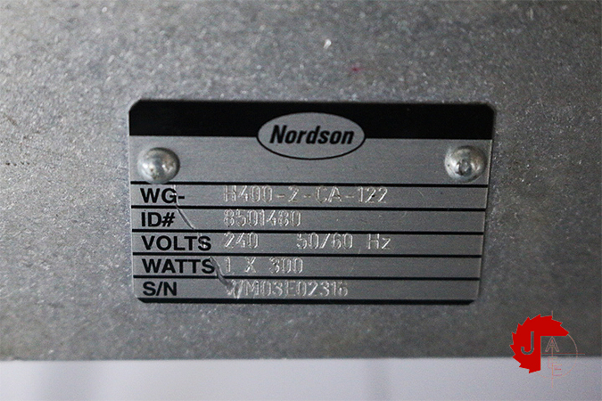 Nordson H400 Hot Melt Module H400-2-CA-122 With AN03B Solid Blue