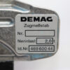 DEMAG 46960044 MAX 2000 KG OVERLOAD LOAD CELL