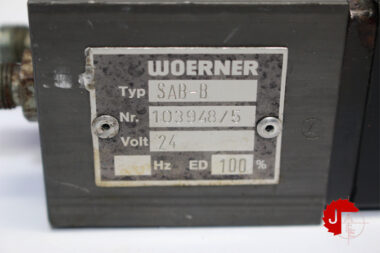 WOERNER SAB-B SOLENOID VALVE