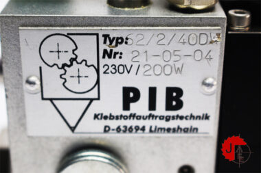 PIB Klebstoffauftragstechnik P62/2/40DW Application heads