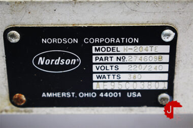 Nordson H-204 TE HOT MELT APPLICATOR