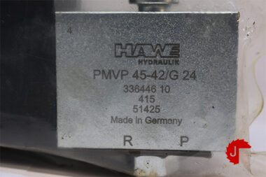 HAWE PMVP 45-42/G 24 Proportional pressure-limiting valve