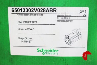 SCHNEIDER ELECTRIC SH100/40080/0/3/00/00/10/11/00 SERVO MOTOR 65013302V028ABR