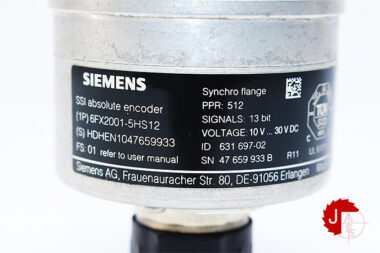 SIEMENS 6FX2001-5HS12 ABSOLUTE ENCODER