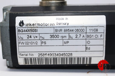 DUNKERMOTOREN BG44X50SI SERVO MOTOR WITH PLANETARY GEARBOX PLG52