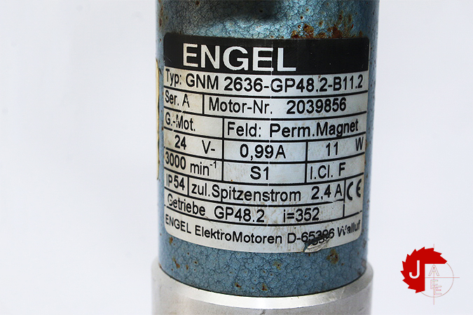 ENGEL GNM2636-GP48.2-B11.2 PERMANENT MAGNET SERVO MOTOR WITH GEAR B11.2