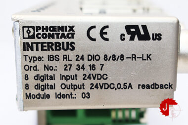 PHOENIX CONTACT IBS RL 24 DIO 8/8/8-R-LK I/O MODULE 2734167