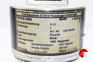 TR Electronic CE 100S Absolute Encoder 102-00006