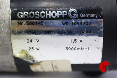 GROSCHOPP WK 1099702 DC MOTOR