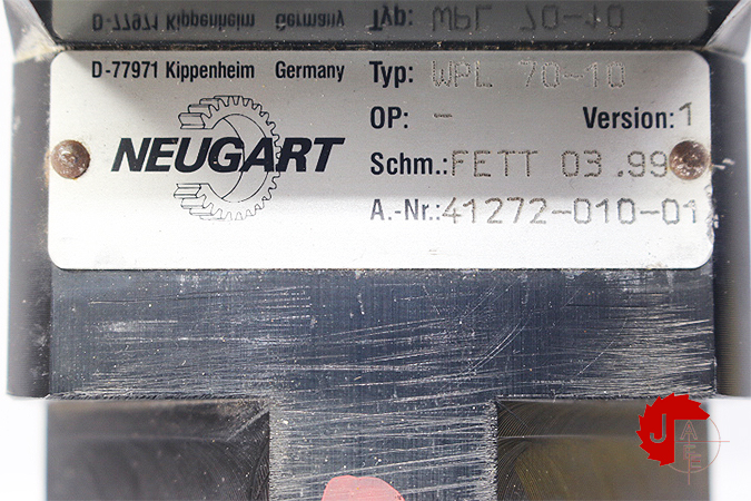 NEUGART WPL 70-10 ANGLE PLANETARY GEARBOX