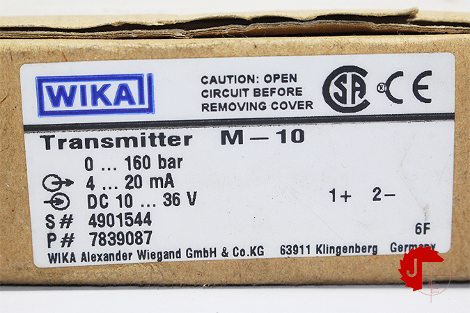 WIKA M-10 PRESSURE TRANSMITTER