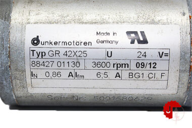 DUNKERMOTOREN GR 42X25 DC MOTOR