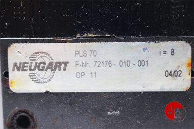 NEUGART PLS 70 PLANETARY GEARBOX DOUBLE SHAFT