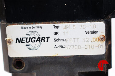 NEUGART WPLS 70-10 ANGLE PLANETARY GEARBOX