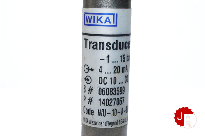WIKA WU-10 PRESSURE TRANSMITTER