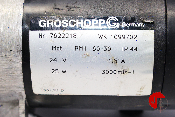 GROSCHOPP WK 1099702 GEARMOTOR