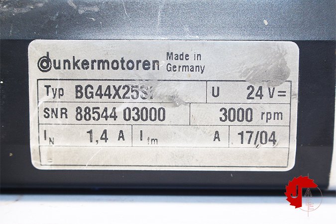 DUNKERMOTOREN BG44X25SI SERVO MOTOR WITH PLANETARY GEARBOX PLG42S