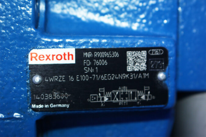 REXROTH R900958788,3DREPE6C-21=25EG24N9K31/A1M=00 PROPORTIONAL PRESSURE REDUCING VALVE R900965306