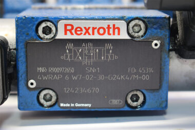 REXROTH R900972650,4WRAP 6 W7-02-30=G24K4/M=00 PROPORTIONAL DIRECTIONAL VALVE R900708991