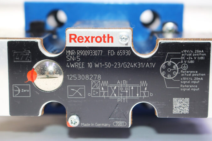 REXROTH R900933077 PROPORTIONAL DIRECTIONAL VALVE 4WREE10W1-50-23/G24K31/A1V