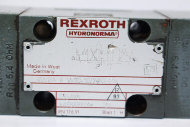 REXROTH R900498899 ROPORTIONAL DIRECTIONAL VALVE 4WRA 6 W20-10/24NZ4/M